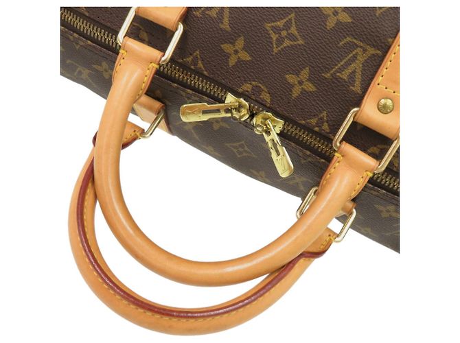 Borsa Boston Keepall 50 Monogram Louis Vuitton Marrone Monogramma - vista 6