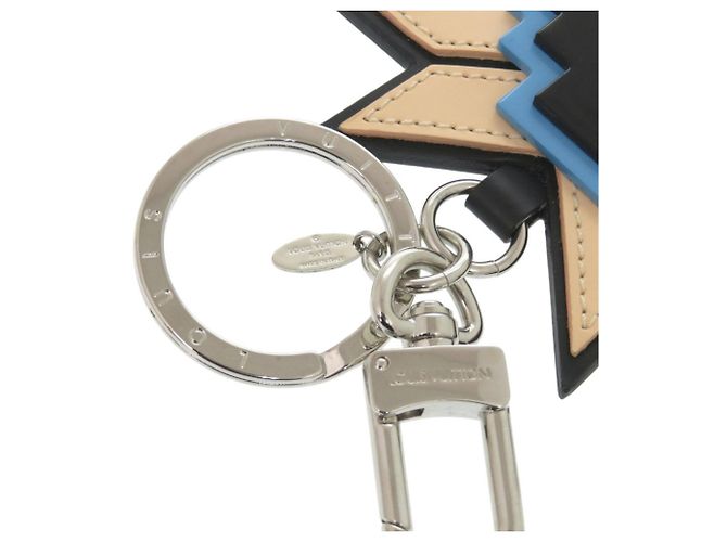 Portachiavi Louis Vuitton MP1646 Nero Argento Beige - vista 6