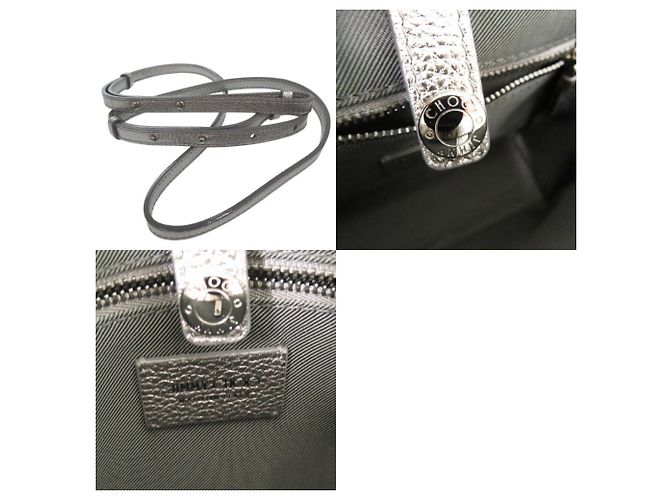 Borsa Jimmy Choo Mini Pegasi Star Stud 2 in 1 Argento - vista 10