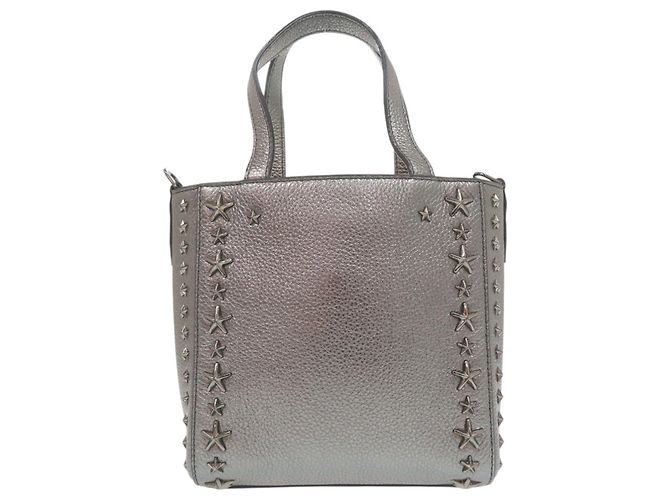 Borsa Jimmy Choo Mini Pegasi Star Stud 2 in 1 Argento - vista 2