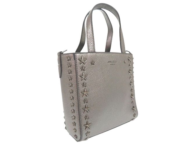 Borsa Jimmy Choo Mini Pegasi Star Stud 2 in 1 Argento - vista 3