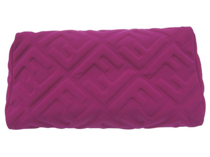 Pochette di bellezza Fendi viola in poliammide Zucca Porpora - vista 3