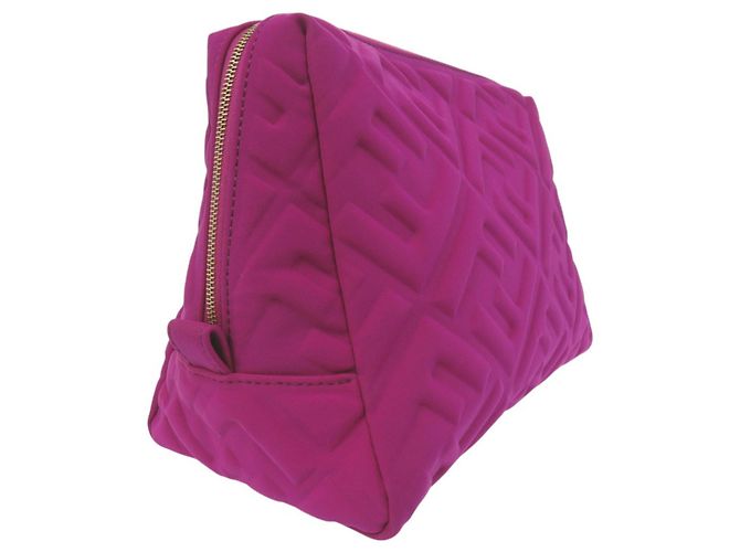 Pochette di bellezza Fendi viola in poliammide Zucca Porpora - vista 7