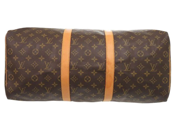 Borsa Boston Keepall 50 Monogram Louis Vuitton Marrone Monogramma - Ansicht 3