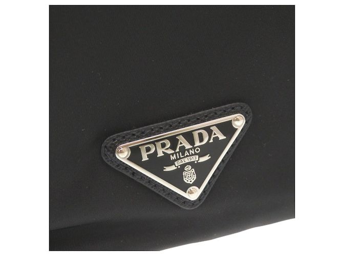 Schwarzer Nylon-Rucksack von Prada - Ansicht 9