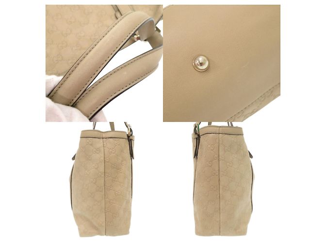 Beige Guccissima Leder Tote Bag von Gucci - Ansicht 10