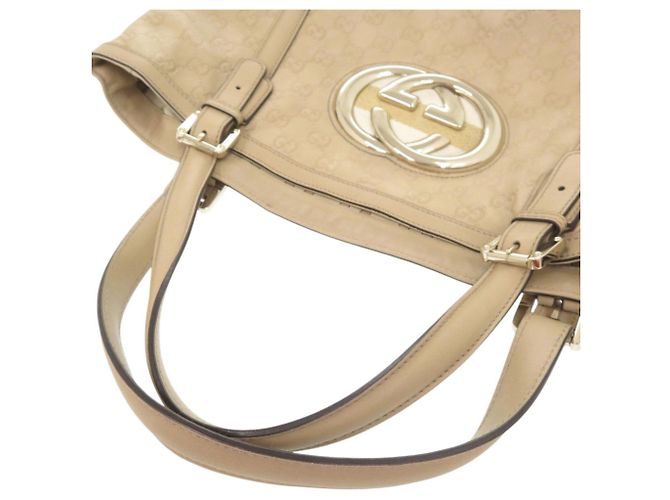 Beige Guccissima Leder Tote Bag von Gucci - Ansicht 5