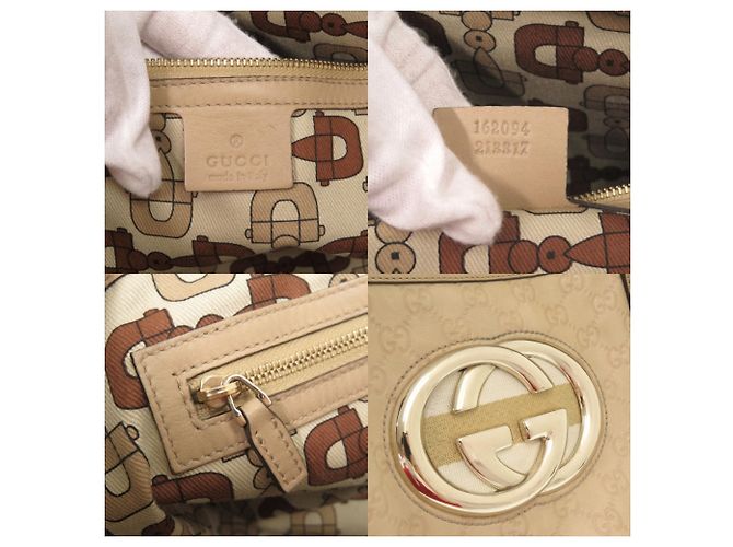 Beige Guccissima Leder Tote Bag von Gucci - Ansicht 8