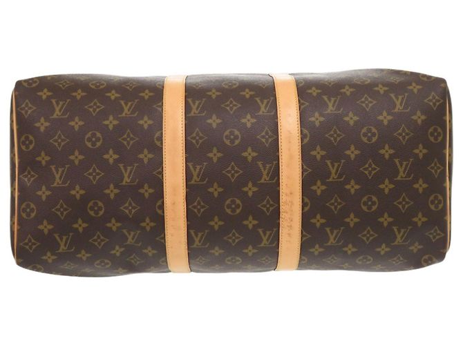 Louis Vuitton Keepall 50 Monogram Boston Tasche Braun Monogramm - Ansicht 3