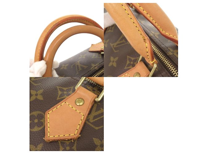 Borsa Louis Vuitton Speedy 40 Monogram Marrone Monogramma - vista 10