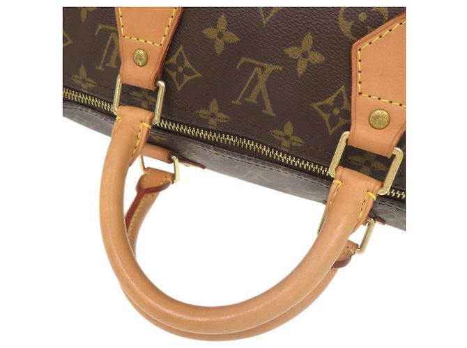 Borsa Louis Vuitton Speedy 40 Monogram Marrone Monogramma - vista 5