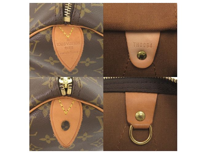 Borsa Louis Vuitton Speedy 40 Monogram Marrone Monogramma - vista 8