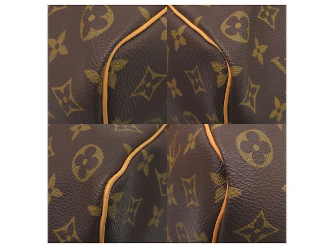 Borsa Boston Keepall 50 Monogram Louis Vuitton Marrone Monogramma - vista 4