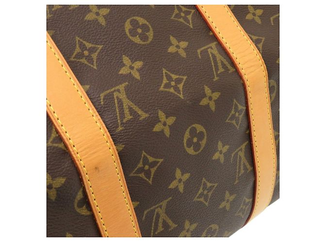 Borsa Boston Keepall 50 Monogram Louis Vuitton Marrone Monogramma - vista 9