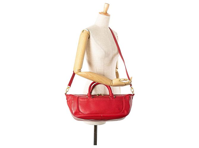 Borsa a mano/spalla Louis Vuitton Epi Danura MM Rosso - vista 10