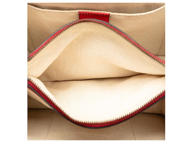 Borsa Gucci Bamboo Dionysus in pelle rossa Rosso - vista 10