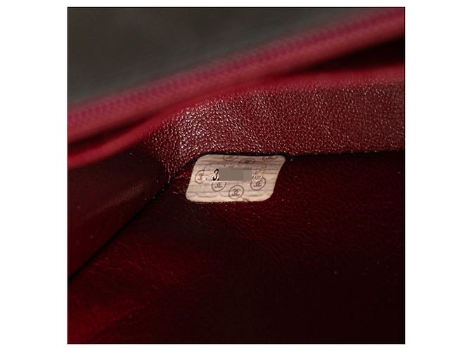 Borsa a mano Chanel genitore-figlio in pelle di agnello nera Nero - vista 15