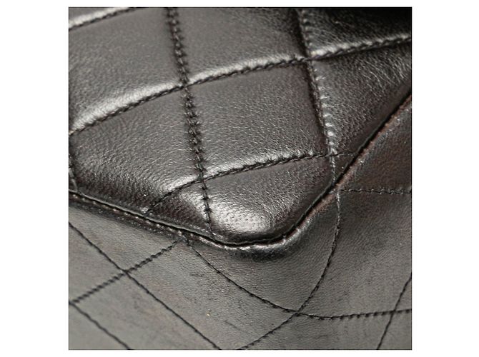 Borsa a mano Chanel genitore-figlio in pelle di agnello nera Nero - vista 5