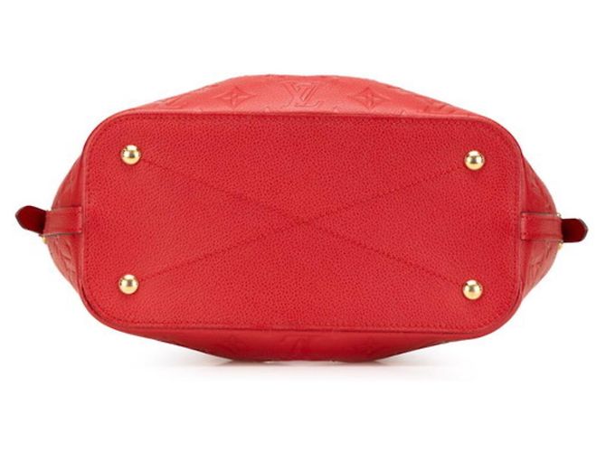 Borsa Mazarine PM in Monogram Empreinte Louis Vuitton Rosso Fuschia - vista 3