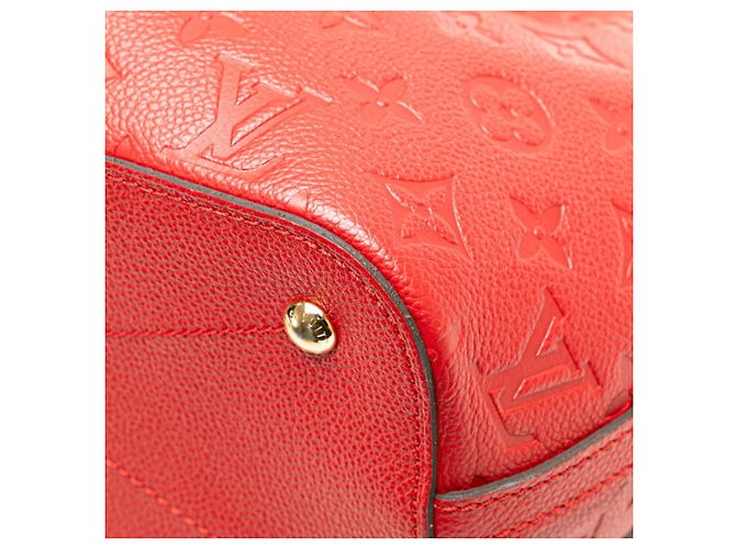 Borsa Mazarine PM in Monogram Empreinte Louis Vuitton Rosso Fuschia - vista 5