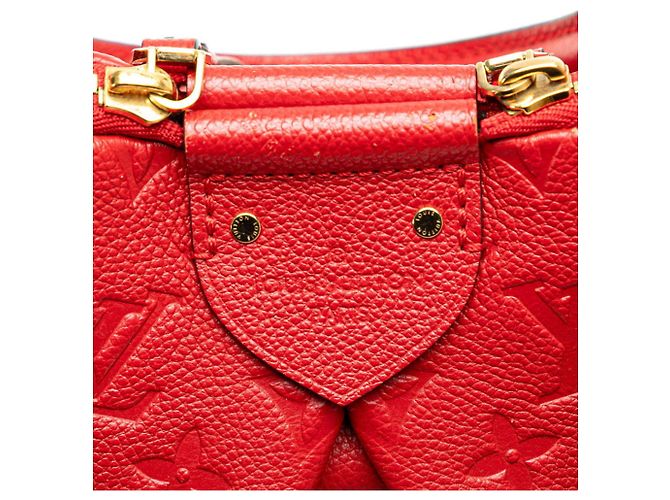 Borsa Mazarine PM in Monogram Empreinte Louis Vuitton Rosso Fuschia - vista 9