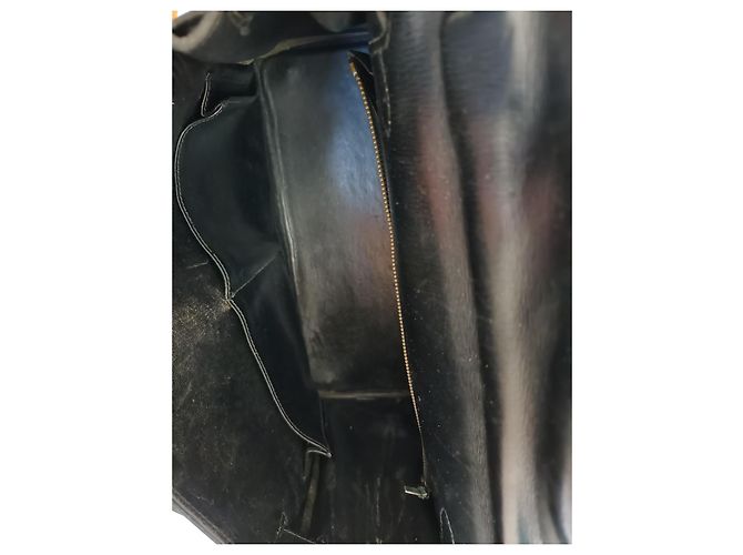 Borsa a mano Hermès Birkin 25 in pelle nera Nero - vista 7