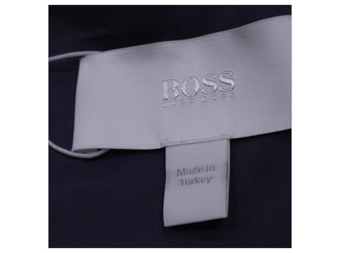 Hugo Boss Jileky Collarless Short Jacket in Purple Polyester - view 5