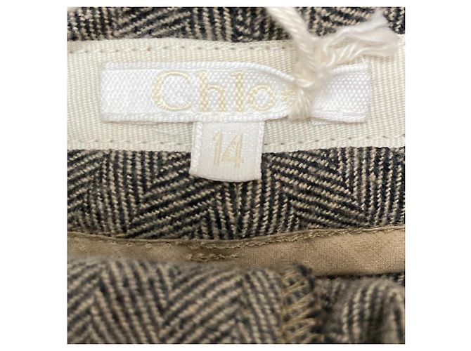 Chloé Chloe Herringbone Pants - vista 5