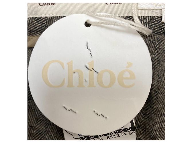 Chloé Chloe Herringbone Pants - vista 6