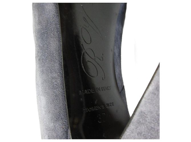 Pumps in suede intrecciato Roger Vivier Blu - vista 9