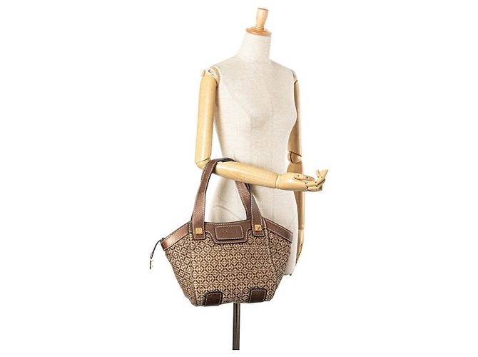 Borsa a mano New Road di Loewe Marrone Beige - vista 13