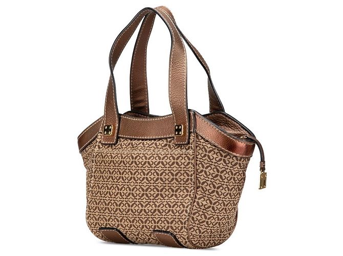 Borsa a mano New Road di Loewe Marrone Beige - vista 2