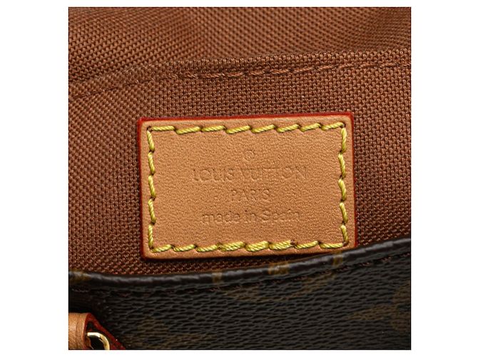 Borsa Petite Sac Plat Monogramma Louis Vuitton Marrone - vista 10