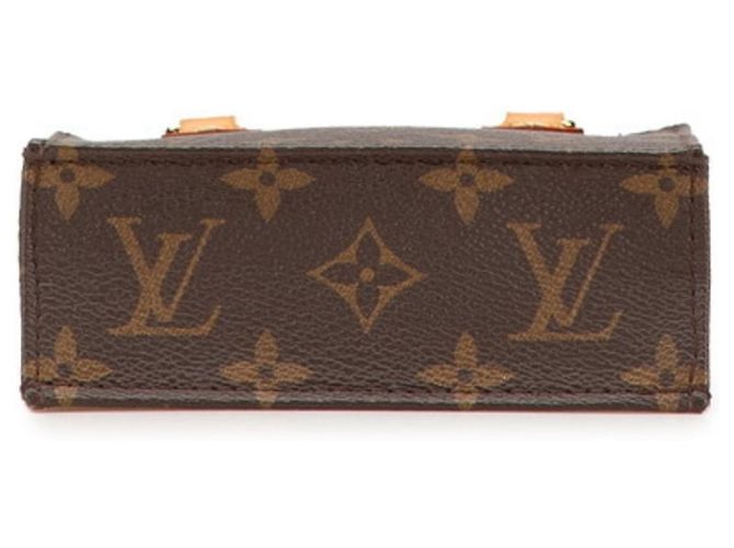 Borsa Petite Sac Plat Monogramma Louis Vuitton Marrone - vista 3