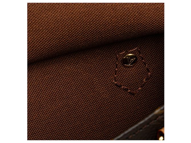 Borsa Petite Sac Plat Monogramma Louis Vuitton Marrone - vista 6