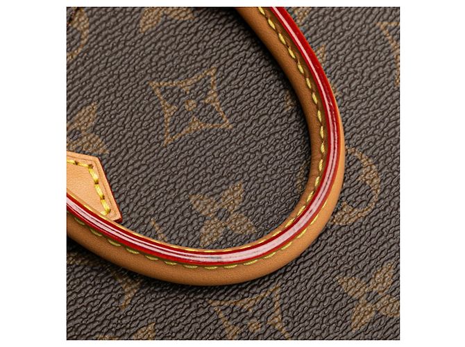 Borsa Petite Sac Plat Monogramma Louis Vuitton Marrone - vista 7