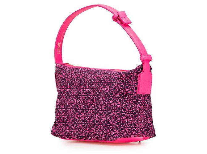 Borsa Cubby Anagram Loewe - Piccola Borsa a Mano in Rosa - vista 2