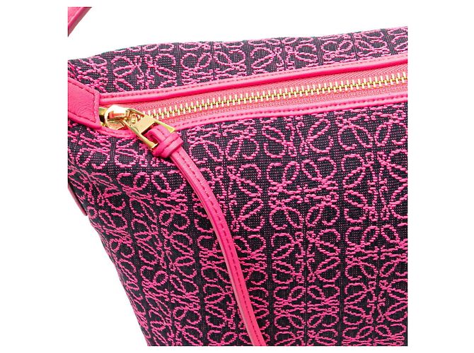 Borsa Cubby Anagram Loewe - Piccola Borsa a Mano in Rosa - vista 8