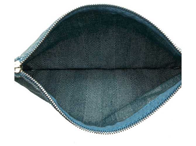 Borsa a mano Hermès Valparaiso PM Blu - vista 10