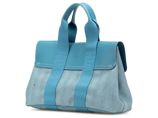 Borsa a mano Hermès Valparaiso PM Blu - vista 3