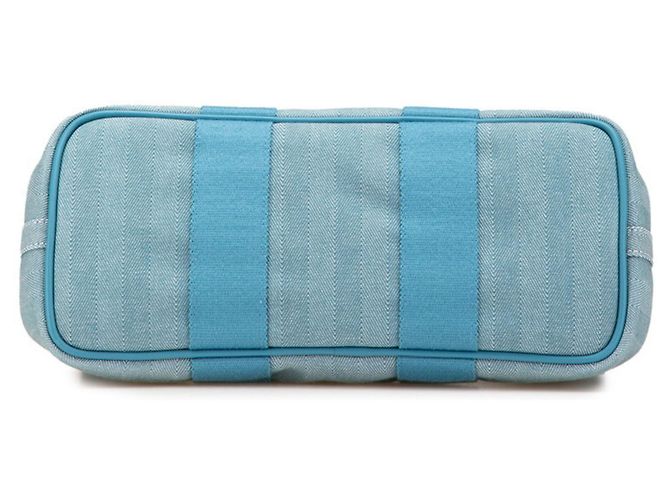 Borsa a mano Hermès Valparaiso PM Blu - vista 4