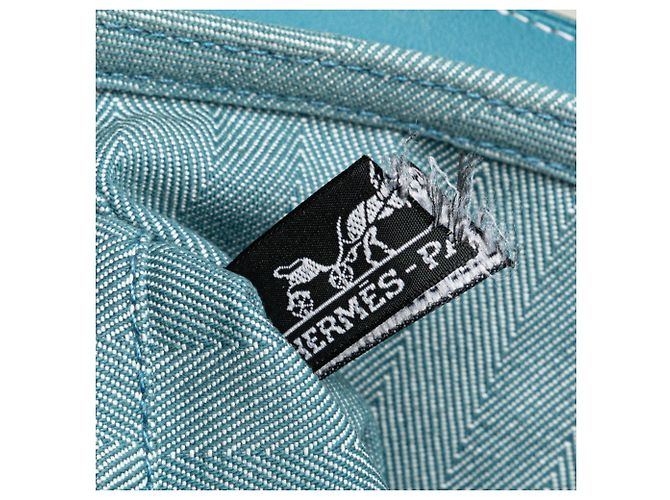 Borsa a mano Hermès Valparaiso PM Blu - vista 7