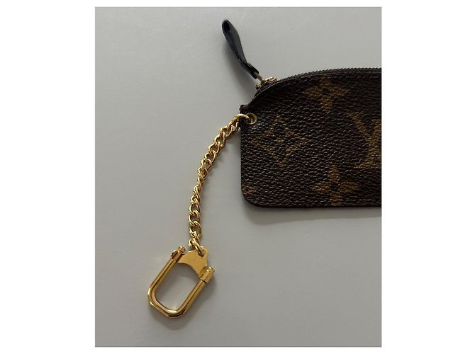 Louis Vuitton Primera Edición Pochette Cles Estuche de Llaves Raro Castaño - vista 4