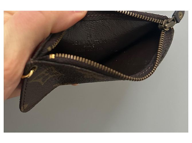 Louis Vuitton Primera Edición Pochette Cles Estuche de Llaves Raro Castaño - vista 5