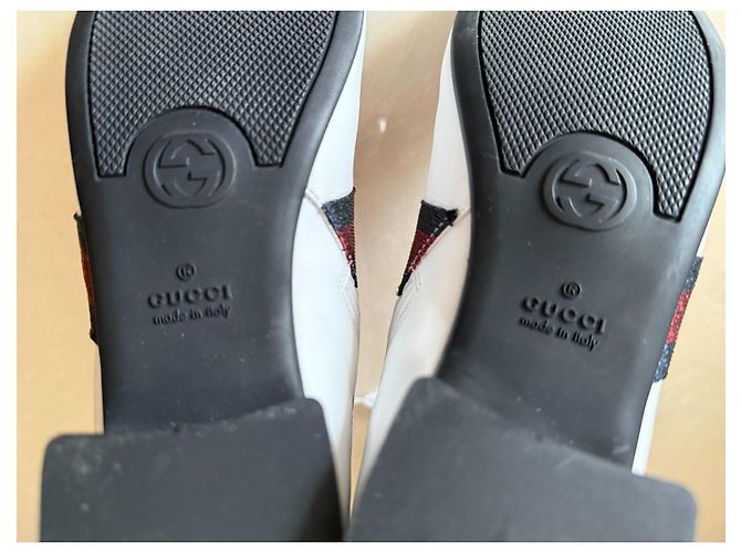 Botines de piel Gucci blancos - vista 7