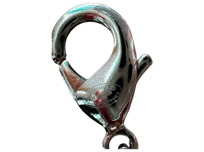 Coco Crush Collana di perle vintage Chanel 5CC con cristalli Silver hardware - vista 5