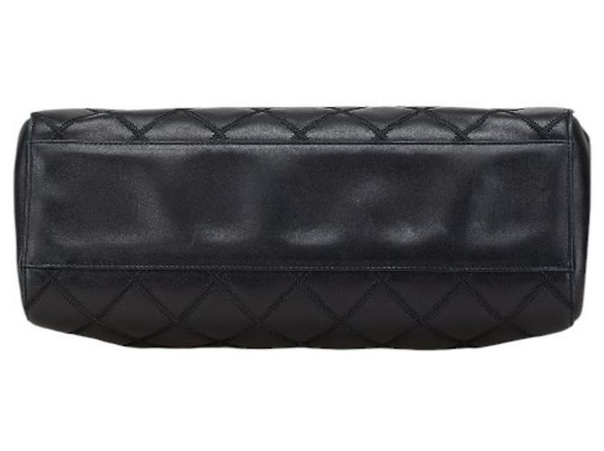 Chanel Bicolor Coco Mark Ketten-Schultertasche Schwarz - Ansicht 3