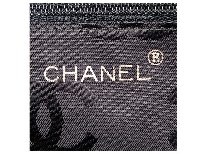 Chanel Bicolor Coco Mark Ketten-Schultertasche Schwarz - Ansicht 5