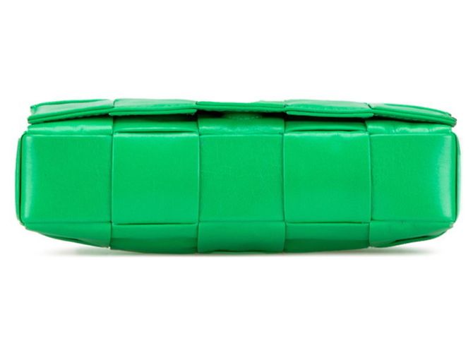 Borsa a tracolla Maxi Intrecciato di Bottega Veneta Verde - vista 3
