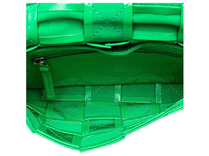 Borsa a tracolla Maxi Intrecciato di Bottega Veneta Verde - vista 4